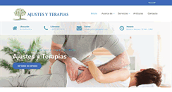 Desktop Screenshot of ajustesyterapias.com